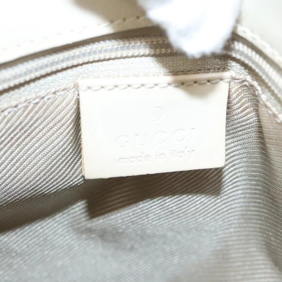 GUCCI GG Canvas Tote Bag Light Blue Gold 002 1098 Auth 100928 - Picture 10 of 16